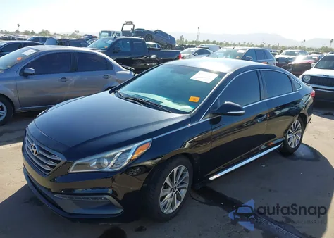2016 Hyundai Sonata Sport z USA, uszkodzony, nr VIN 5NPE34AF9GH415712
